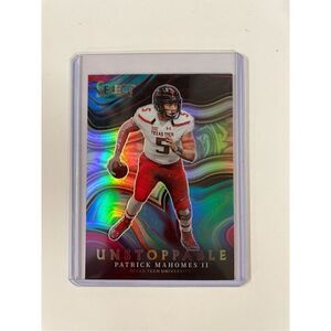 2022 select pat mahomes unstoppable sportscard in mint condition